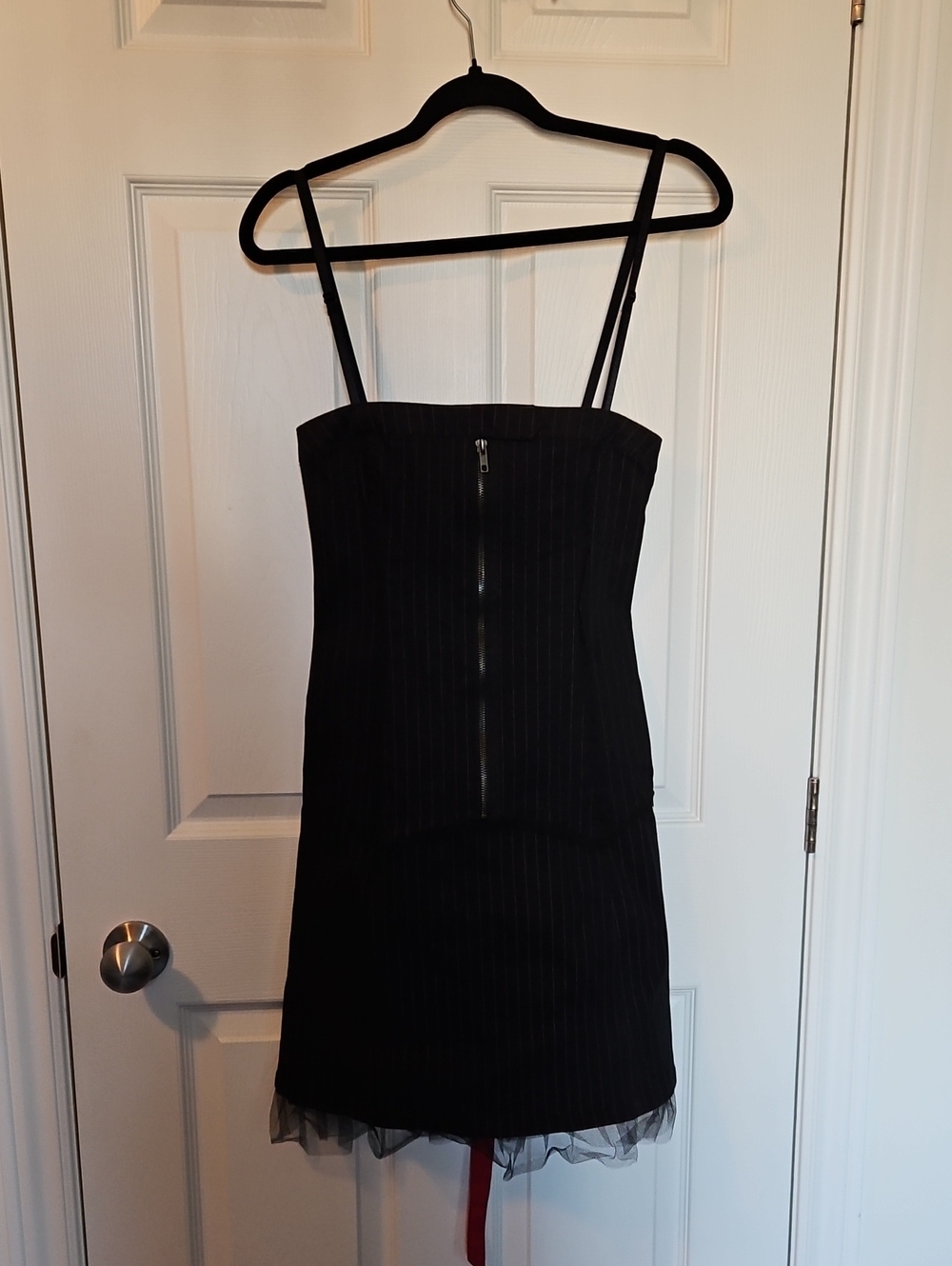 Vexy Y2K Pinstripe Dress